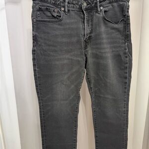American Eagle Outfitters Men's Dark Gray Skinny Jeans